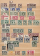 Bizone: 1945/1949, Reichhaltige Sammlung AM-Post Und Bauten Im Steckbuch, Dabei - Other & Unclassified