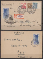 Bizone: 1948/1949, Saubere Gestempelte Sammlung Der Sondermarken Incl. 13 Briefe - Other & Unclassified