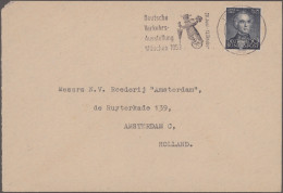 Bundesrepublik Deutschland: 1949/1955, Partie Von 40 Briefen Und Karten Mit Port - Colecciones