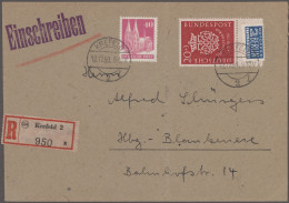 Bundesrepublik Deutschland: 1949/1963, Partie Von Elf Briefen/Karten Mit Interes - Colecciones