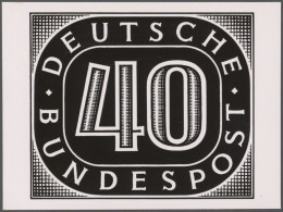 Bundesrepublik Deutschland: 1951, Freimarkenserie POSTHORN, Spezialsammlung POST - Collections