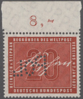 Bundesrepublik Deutschland: 1951/1956, Steckkarten Mit 21 Ausgaben Mit "POL"-Loc - Verzamelingen