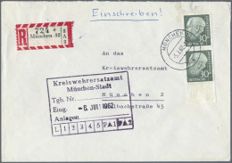 Bundesrepublik Deutschland: 1960/1962, HEUSS-LUMOGEN 5-40 Pf., Kleine Sammlung M - Verzamelingen