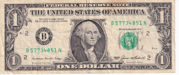 BILLETE DE ESTADOS UNIDOS DE 1 DOLLAR DEL AÑO 1985  LETRA B - NEW YORK (BANKNOTE) - Billets De La Federal Reserve (1928-...)
