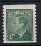 Canada: 1950   KGVI     SG429     1c  [Perf: Imperf X 9½]     MH - Nuevos