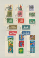 Bundesrepublik Deutschland: 1970/1994, BOGENECKE LINKS UNTEN, Sauber Rundgestemp - Verzamelingen