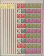Bundesrepublik - Markenheftchenbogen: 1955/1961, Partie Mit 5 Markenheftchenboge - Sonstige & Ohne Zuordnung