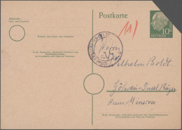 Bundesrepublik - Ganzsachen: 1956, Ganzsachenkarte 10 Pfg. Heuss (meist P26), Pa - Sonstige & Ohne Zuordnung