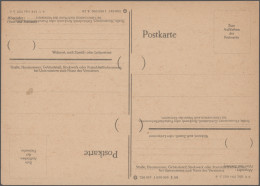 Bundesrepublik - Ganzsachen: 1958/1990, Spezial-Partie "Abarten Und Besonderheit - Sonstige & Ohne Zuordnung