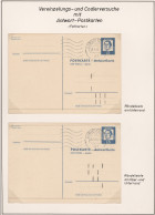 Bundesrepublik - Ganzsachen: 1961, Versuchsmuster Für Probeläufe Der Stempelauto - Sonstige & Ohne Zuordnung