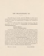 Philatelistische Literatur - Allgemeines - Fälschungen Und Neudrucke: 1843 - 191 - Andere & Zonder Classificatie