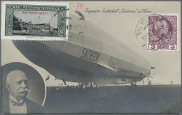 Ansichtskarten: Motive: ZEPPELIN: Amazing Group Of Ca. 177 Zeppelin Postcards Mo - Otros & Sin Clasificación