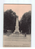 PONTIGNY : Monument Aux Morts De La Grande Guerre - Très Bon état - Pontigny