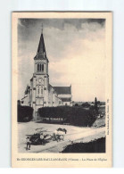 ST GEORGES LES BAILLARGEAUX : La Place De L'Eglise - Très Bon état - Saint Georges Les Baillargeaux