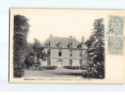 CHARROUX : Le Château De Rocheneaux, Vue Prise Du Parc - état - Charroux