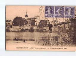 CASTELMORON : L'hôtel De Vile Et Le Pont - Très Bon état - Castelmoron