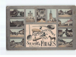 FRUGES : Carte Souvenir - état - Fruges