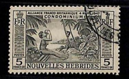 ZA0066b - New Hebrides -  STAMP - Yvert # 185 - Very Fine USED - Oblitérés