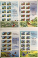 Alderney 2008 Butterflies ~ MNH 6 Sheetlets ~ Schmetterlinge - Alderney