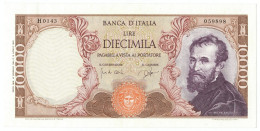 10000 LIRE BANCA D'ITALIA MICHELANGELO MEDUSA 14/01/1964 SPL+ - Autres & Non Classés
