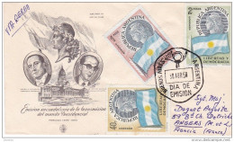 ARGENTINE 1958 FDC ARTURO FRONDIZI Yvert 587-589 - FDC