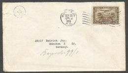 1936 Cover 5c #C1 Airmail Montreal Quebec To Germany - Postgeschichte