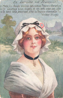 ILLUSTRATION - La Lorraine Est Française - Dame - Carte Postale Ancienne - Non Classés