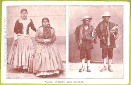 Af1457 - BOLIVIA - Vintage Postcard - Caiza Indians And Cholas - Bolivie