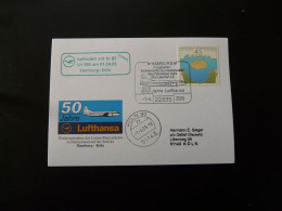 Vol Special Flight Hamburg Koln For 50 Years Of Lufthansa 2005 - Brieven En Documenten