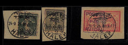 ZA0069a - French SYRIA  - STAMPS - Yvert # PA 1/3 Airmail - USED On PAPER - Oblitérés