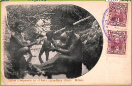 Af1459 - BOLIVIA - Vintage Postcard - Gran Chaco - Indios - Bolivie