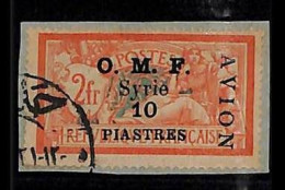 ZA0069c - French SRIA Damascus - STAMPS - Yvert # PA 9 Airmail - USED On PAPER - Gebraucht