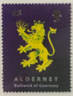 Alderney 2008 High Value 5 £ Definitive  ~ MNH Stamp ~ Heraldic Lion - Alderney