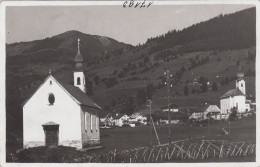 E3371) SAALBACH Mit Reiterkogel - Pinzgau - FOTO AK Hochglanz Mit Kapelle U. Kirche Im Vordergrund ALT !1933 - Saalbach