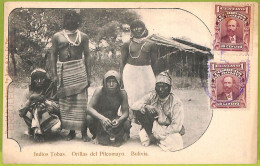 Af1473 - BOLIVIA - Vintage Postcard - Indios Tobas - Bolivie