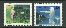 POLAND MNH ** 3430-3431 EUROPA CONTES ET LEGENDES La Fleur De La Fougère La Sirène - Unused Stamps