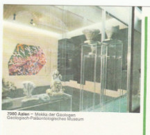 PALEONTOLOGY GEOLOGY At Aalen MUSEUM Postal STATIONERY Card 1981 Germany Cover  Prehistoric Minerals Stamps - Prehistorie