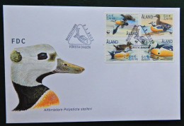 Åland FDC 2001 WWF - Steller's Eider, MiNo 183-1986 - Bird, Birds, Duck - Aland