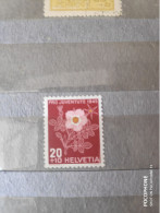 1945 Switzerland Roses (F81) - Unused Stamps