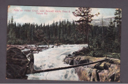 Canada Falls On Horse Creek Near Bennett White Pass & Yukon Ry ( Animée Chutes 58222) - Yukon