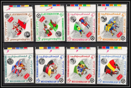 Yemen Royaume (kingdom) - 4185/ N°979/986 A Printing Colors Mark World Mexico 1970 Stadium Football Soccer Neuf ** MNH - 1970 – Mexico