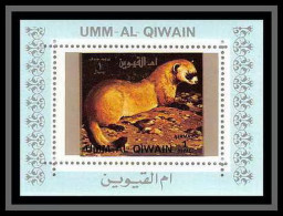 0119c/ Michel N°1541 Marte Martin Animaux Animals Umm Al Qiwain Deluxe Blocs ** MNH  - Nager