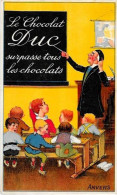 CPA Publicité Publicitaire Réclame Non Circulé Chocolat DUC - Reclame