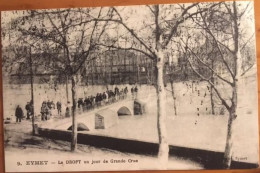 CPA 24 - Eymet - Le Dropt Un Jour De Grande Crue, Animée, éd Gillet, écrite En 1921 - Eymet
