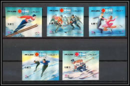 0150/ Umm Al Qiwain ** MNH Michel N° 510 /514 TIMBRES 3D STAMPS Jeux Olympiques (olympic Games) Sapporo 72 1972 - Winter 1972: Sapporo