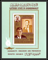 Aden - 1031 Kathiri State In Hadhramaut - Bloc ** MNH N°14 A Lincoln - Kennedy  - Yémen