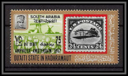 Aden - 1041 Qu'aiti State In Hadhramaut ** MNH N°105 A Amphilex 67 Amsterdam Stamps On Stamps Philatelic Exhibition 1967 - Yémen