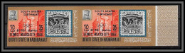 Aden - 1045a Qu'aiti State In Hadhramaut ** MNH 222 B EFIMEX 1968 Stamps On Stamps Exhibition Mexico Non Dentelé Imperf - Yémen