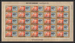 Aden - 1045f Qu'aiti State In Hadhramaut ** MNH N°222 B EFIMEX 1968 Stamps On Stamps Non Dentelé Imperf Feuille Sheet - Yémen