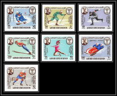 Aden - 1060a Kathiri State Of Seiyun ** MNH N°134/140 B Grenoble 1968 Non Dentelé Imperf Jeux Olympiques Olympic Games - Yémen